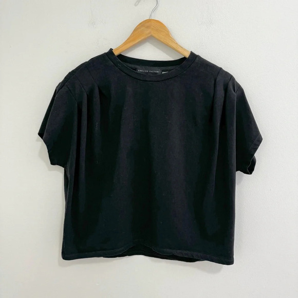 English Factory Pleat Sleeve Boxy Top - Picture 2 of 6